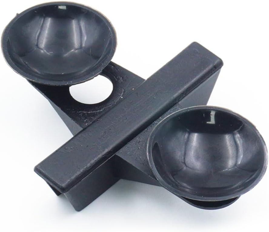 LINLAN Aquarium 10 Pieces Divider Suction Cup Clips, Glass Fixing Clips, Plastic Mesh Board Isolation Holders for Fish Tank (White-Translucent)