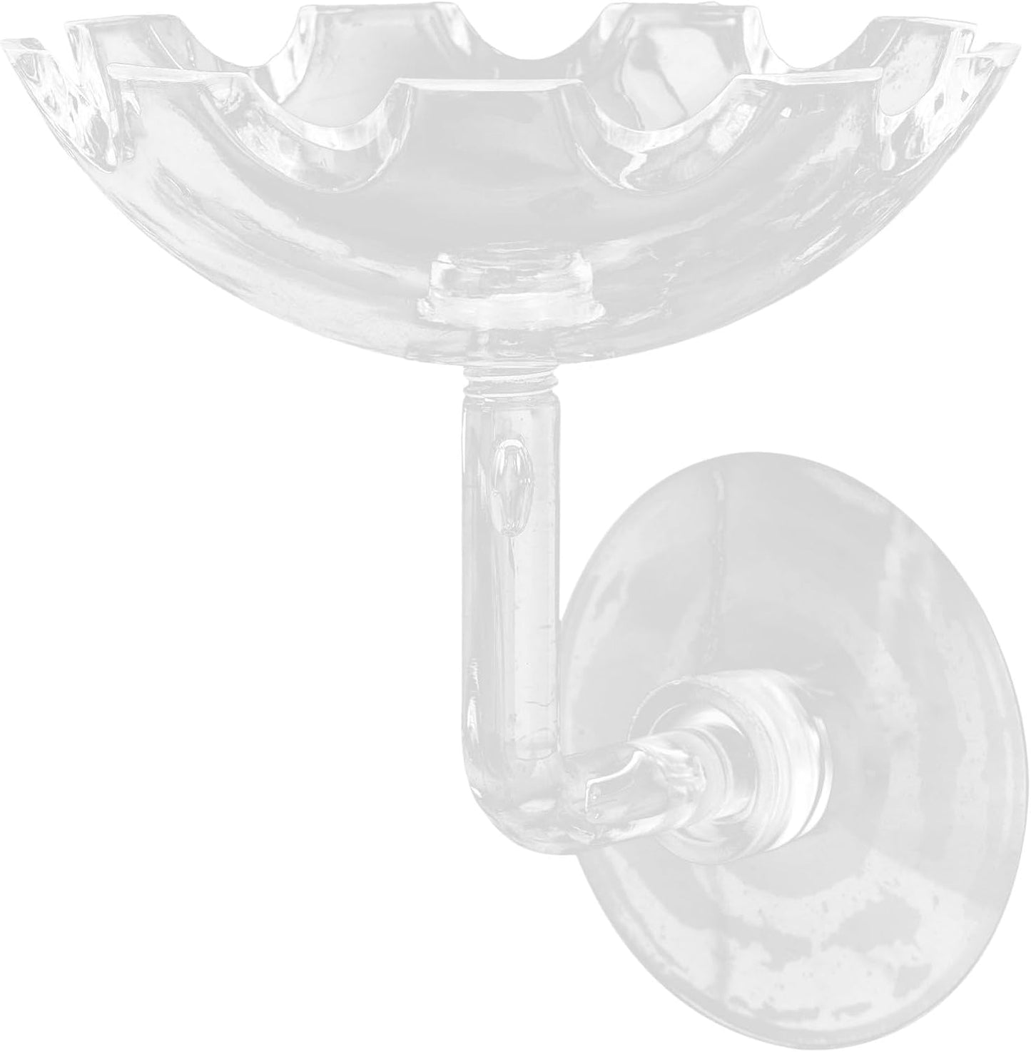 Shrimp Feeder Bowl with Sucker Fish Feeding Tray High Transparency Aquarium Feeding Dish Decorative Shrimp Food Basin for Fish Tank Aquatic Pets