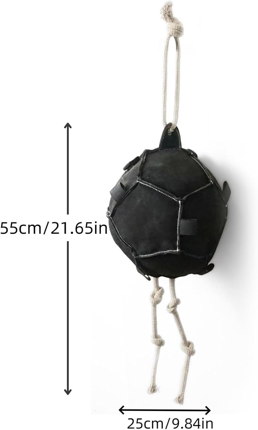 Horse Feeder Ball Toy, Interactive Adjustable Pet Slow Feeding Supplies, 15cm Carrot Feeder Ball Toy with Durable Material, Hanging Clip with Adjustable Opening, for Horses Goats Sheep Stables