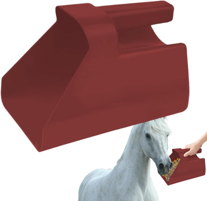Feed Scoop – Heavy-Duty Livestock Scop, Large Scoop | Farm Grain Shovel, Food Holder, Stackable Feeding Tool, Animal Care Accessory, Strong Daily Supply for Horses, Goats, Sheep, Poultry Feed