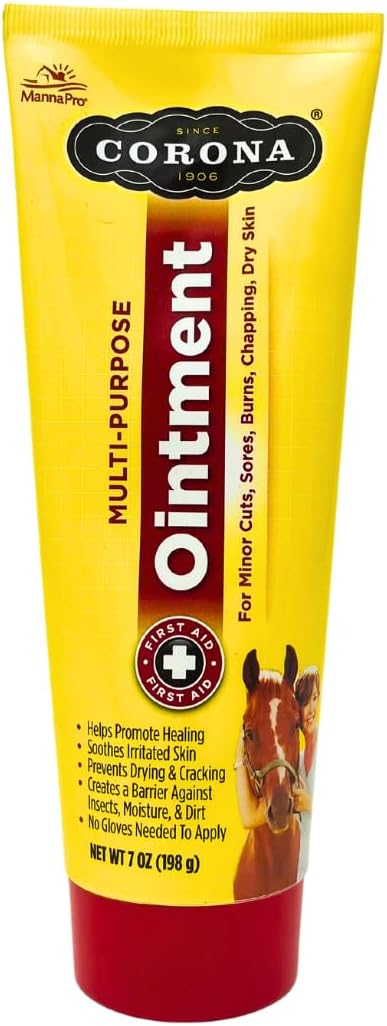 Corona Ointment for Horses|Lanolin Based Formula Helps Sooth Irritation|7 Ounces
