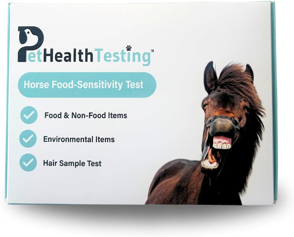 Horse Food Intolerance Test | Sensitivity Food Test Kit | Suitable for All Ages and Breeds | Easy to Use | Non-Invasive Fur Sample | 300 Item Test | Results Report in 3 Days | U.S Based Testing
