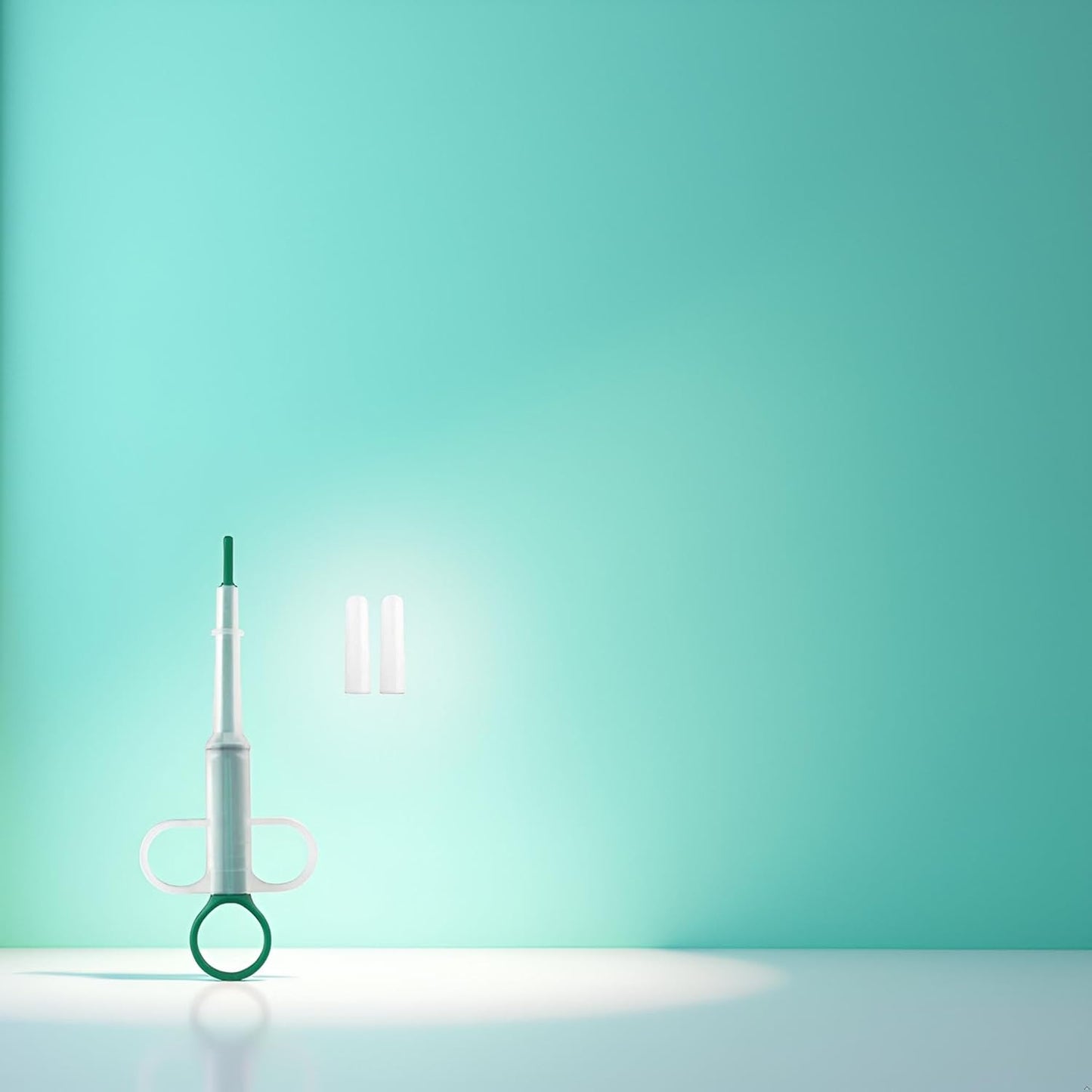 Green Pill Guns for Dogs and Cat, Pet Piller Guns Dog Pill Shooters Cat Tablet Soft Tip Syringes Pet Medicals Feeding Dispenser Tool for Dog Small Animals Nursing Supplies