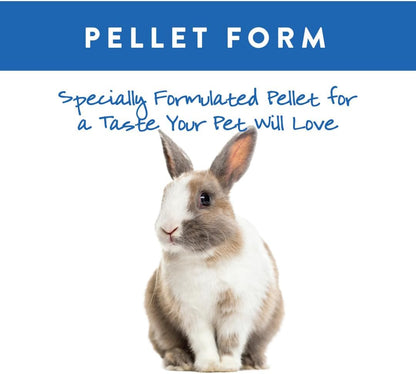 Small World Rabbit Food, Complete Feed, Pelleted Food for Rabbits, Fortified with Essential Vitamins & Minerals for Daily Health, High-Fiber Diet for Digestive Support, Resealable Bag, 10 lb