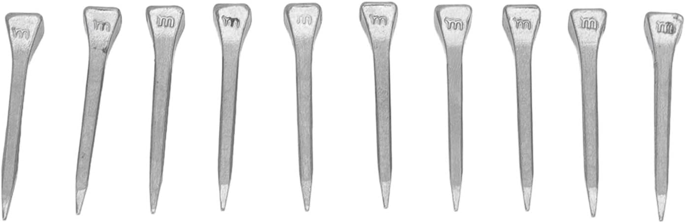 250 Pcs Horseshoe Nails High Tensile Strength Good Elasticity Accurately Crafted Steel Horse Shoe Nails for Farrier Use (FJ0RACE)