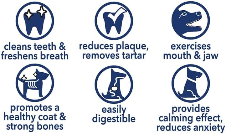 Pet Factory CareChewz Collagen 9" Rovers Dog Chew Treats - Natural Flavor, 6 Count/1 Pack