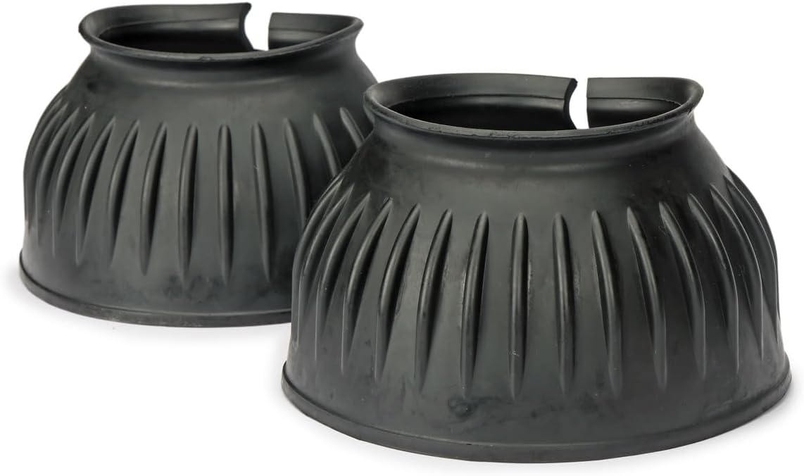 Shires Arma Overreach Bell Boots: Protect Your Horse's Hooves in Style Baby Blue/Pony