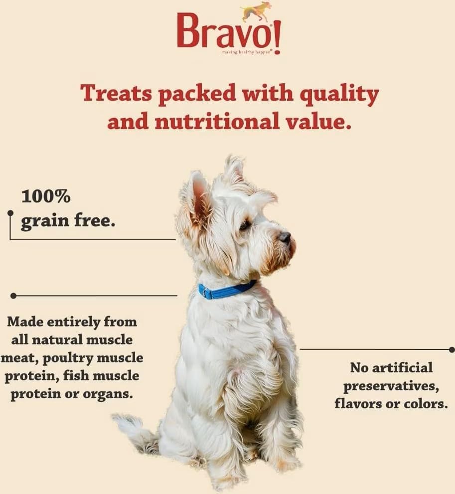 Bravo! Bonus Bites Single Ingredient Freeze Dried Raw Dog Treats, Venison Liver, 3 Ounce, High Protein, Grain Free, Gluten Free