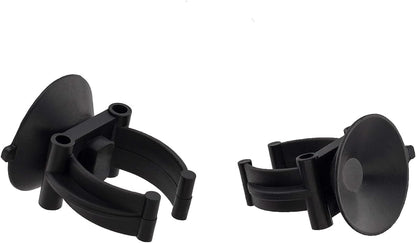 10Pcs Aquarium Suction Cup Clips, 18-22mm, Black, Universal Fish Tank Holders for Heaters, Pumps, Filters and Hood