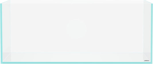 LANDEN 90S 39 Gallon Shallow Tank Rimless Low Iron Tank 35.4" L × 19.7" W × 14.2" H (90cm x 50cm x 36cm); 10mm Thickness Aquascape Fish Tank, Black Leveling Mat Included