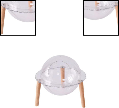 Space Capsule Cat Bed for Indoor Cats, Cat House with Design and Modern Style