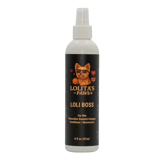 Loli Boss Masculine Dog Scent Cologne. For him, Conditions/Moisturizes, 8 OZ, Made in USA