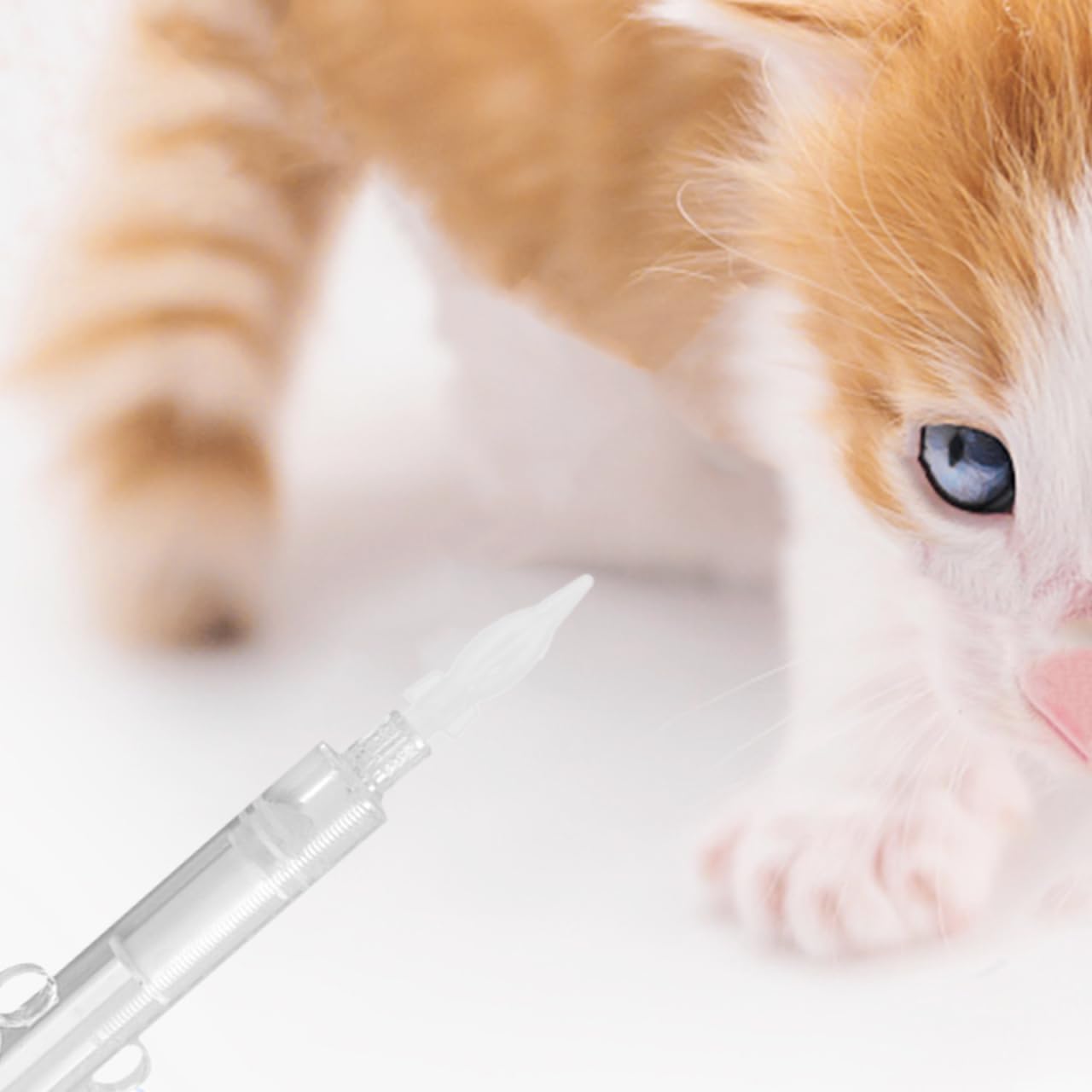 Mikikit Kitten Feeding Nipples Set 20Pcs Silicone Nursing Supplies for Newborn Kittens and Puppies Pet Feeding Pacifiers for Comfortable and Easy Feeding