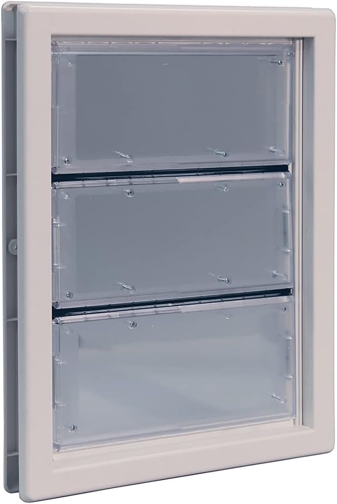 Ideal Pet Products Air Seal Pet Door with Telescoping Frame, Large, 10-1/2" x 15-3/4" Flap Size