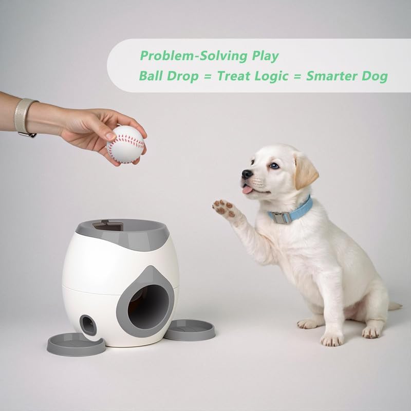 Treat Dispensing Dog Toys, Interactive Dog Food Puzzle Slow Feeder for IQ Training & Pla