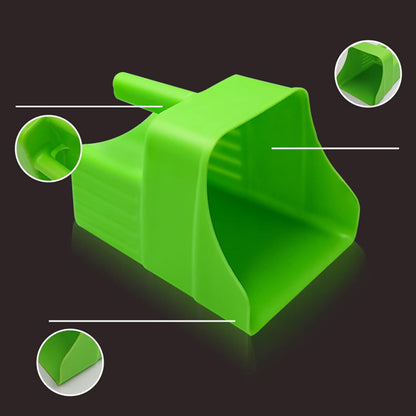 Pet Feed Scoop Plastic Utility Scoops For Feeding Horses Goats Sheep Bird Scooper Food Service Ice Scoopers Plastic Scoop