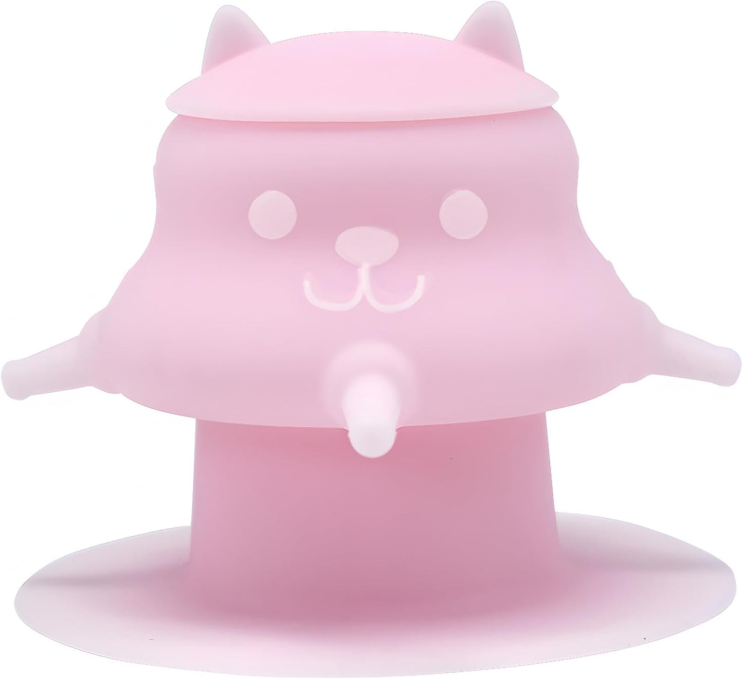 230ML Silicone Puppy Feeder for Multiple Puppies, Puppy Milk Feeder Puppy Bottles for Nursing Station with 4 Teats for Kittens, Puppies, Rabbits, Pigs Nursing Supplies (Pink)