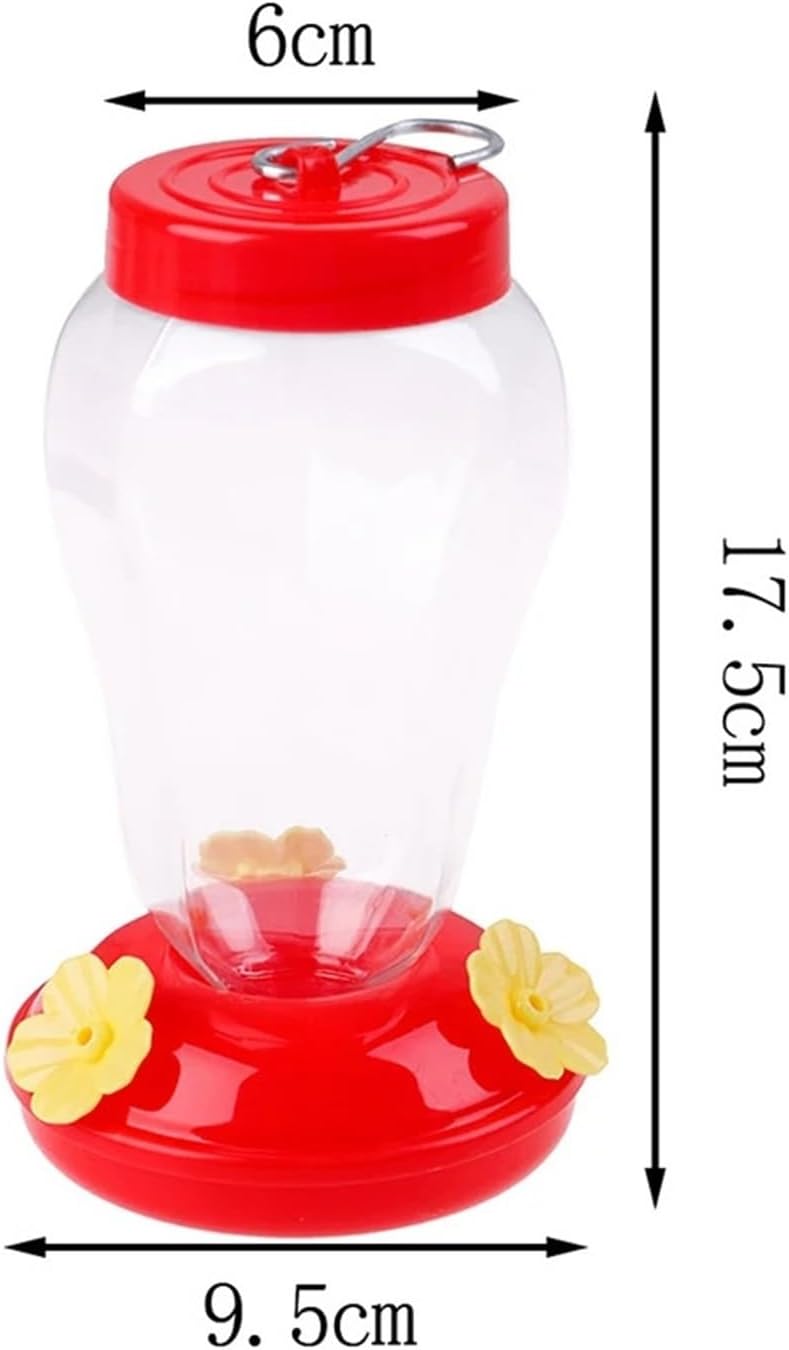 Bird Feeder, Plastics Bird Water Feeder Bottle Hanging Hummingbird Garden Outdoor Plastic Flower Iron Hook Pet Supplies,for Garden(3)