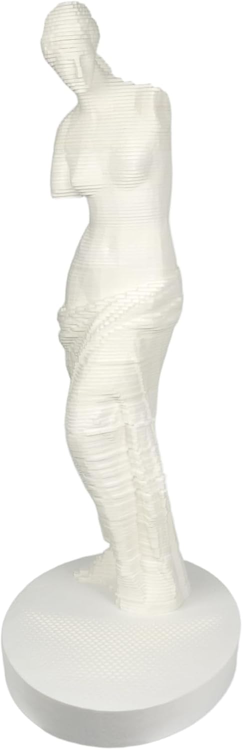 Venus de Milo Art Inspired Cat Scratching Post, White Classical Sculpture Design, Premium Indoor Cat Furniture, Decorative Statue Scratcher with Durable Base