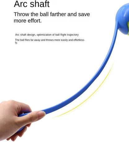 Convenient pet Pitching Rod Anti Slip Handle, Dog Outdoor Tennis Training Throwing Toy