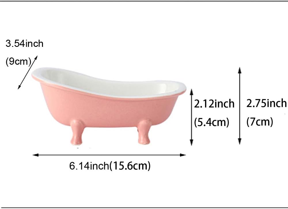 Summer Hamster Ceramic Bed Bathtub, Small Animal Ice Accessories Cage Hideout Toys，Bird Relax Habitat House, Sleep Pad Nest or Hamster, Food Bowl for Guinea Pigs/Squirrel/Chinchilla