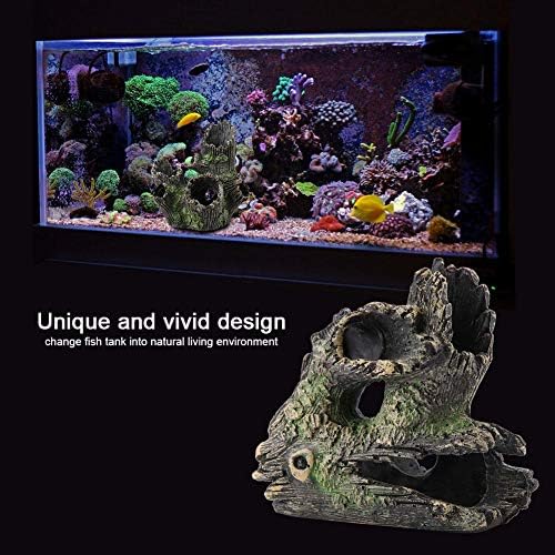FTVOGUE Aquarium Driftwood Artificial Wood Tree Trunk Root Shrimp Spawning Ground Cave Fish Vivarium Decoration(ST-004C)