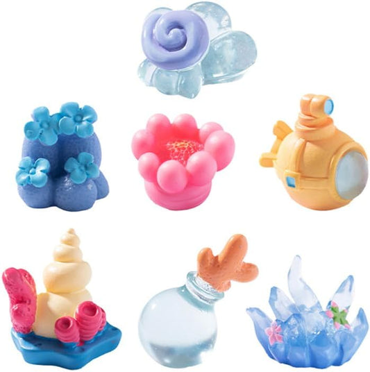 Garneck 35pcs Mini Resin Ocean Landscape Decorative Ornament Coral Figurine Fish Tank Decorations Small Aquarium Decoration Ornaments Miniature Fish Tank Accessories Miniature Coral Figure