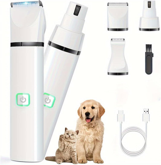 3 in 1 Electric pet Hair Clippers Shaver Nail Grinder Set Portable Safety pet Trimmer for Dogs Powered Made Plastic