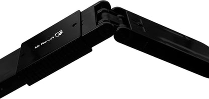 Mr. Peanut's 32" Tall Profile Pooper Scooper, Heavy Duty ABS Frame & Bin, Durable Double Spring Clamp, Lightweight Design, Simple One Step Assembly