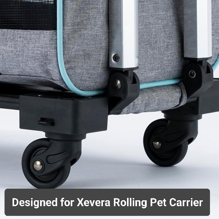 Cat Dog Carrier with Wheels（Total 5pcs - One for Replacement