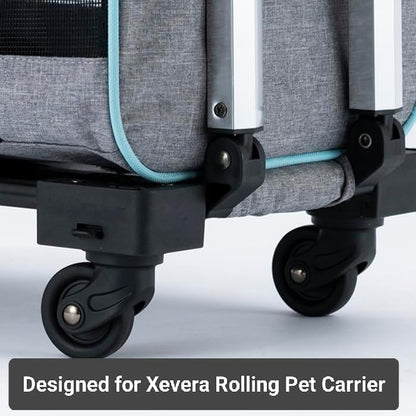 Cat Dog Carrier with Wheels（Total 5pcs - One for Replacement