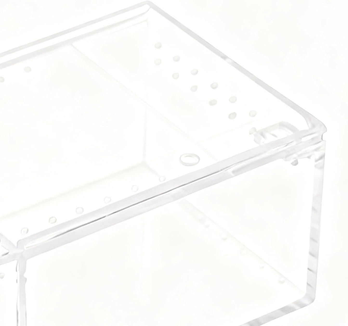 Jumping Spider Habitat | Transparent Gecko Breeding Container | Acrylic Small Terrarium,for Lizard Frog Gecko Snail Turtle Observation Breeding Feeding