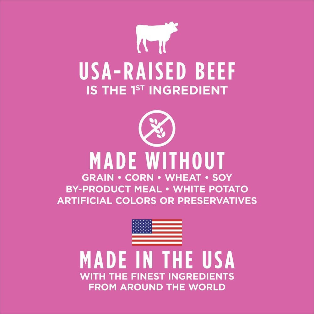 Instinct Raw Boost Small Breed, Natural Dry Dog Food with Freeze Dried Pieces, High Protein, Grain Free Recipe - Real Beef, 3.5 lb. Bag