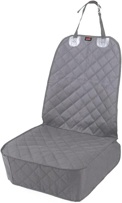 HONEST OUTFITTERS Dog Car Seat Cover 2 Pack, Waterproof Front Seat Car Cover for Cars, Trucks, and Suvs, Pet Front Cover for Cars, Nonslip Dog Seat Cover Grey