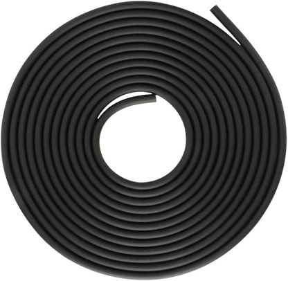 4m Length Silicone Oxygen Hose Soft Flexible Durable Fish Tank Air Tube Aquarium Air Pump Tube(Black)