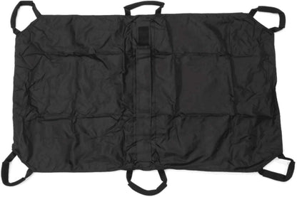 Transport Stretcher for Dogs | Emergency Animal Carrier with Safety Strap | 250 Pound Weight Limit | Pet Stretcher Size: 47 L X 29 W inches Pet Carrier (Black)