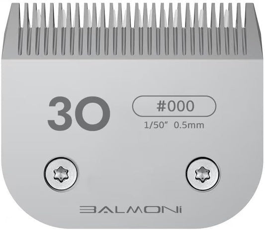 Professional A5#30 Detachable Clipper Blade – 0.5mm (1/50”) – Powder Metallurgy + Titanium-Ceramic, Low-Heat High-Precision – Fits Wahl, Andis, Oster, Heiniger A5 Clippers
