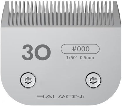 Professional A5#30 Detachable Clipper Blade – 0.5mm (1/50”) – Powder Metallurgy + Titanium-Ceramic, Low-Heat High-Precision – Fits Wahl, Andis, Oster, Heiniger A5 Clippers