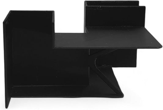 Aquarium Decoration, Axolotl Hide Corner Fish Tunnel, Cave for Fish, Loach, Pleco, Snake, Terrarium