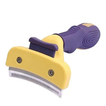 Pet Brush Comb Pet Grooming Tool -Soft Bristle & Needle Combination Brush, Ideal for Small Animal Care(Color7)