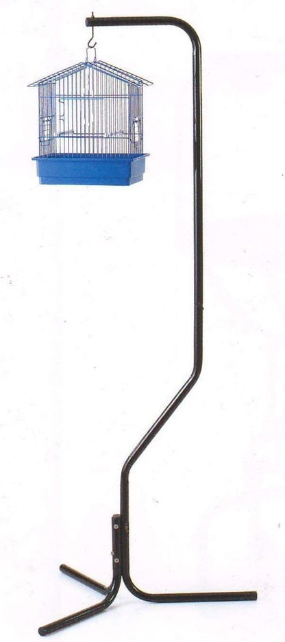 Pet Products Tubular Steel Hanging Bird Cage Stand with Metal Hook