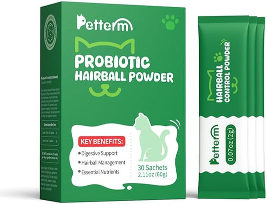PETTERM Tear Stain Remover for Dogs & Cats – Gentle Eye Stain Cleaner for White Dogs