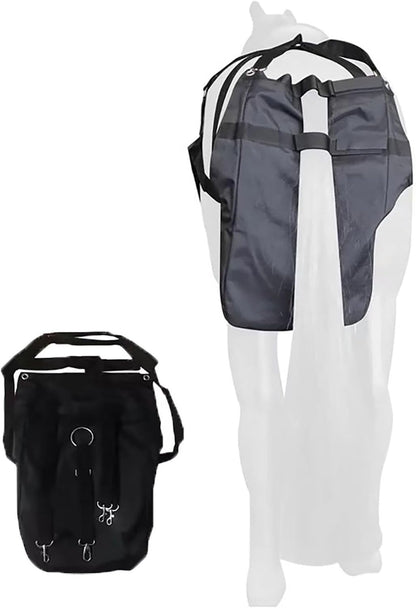 Large Medium Small Horse Manure Catcher Bag, Waterproof Equine Diaper Horse Poop Storage Bag, Outdoor Parade/Farm Pony Muck Catching Tool(Medium)