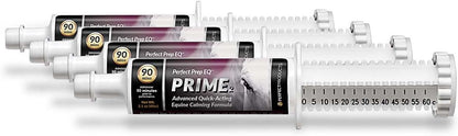 Perfect Prep EQ Prime Horse Calming Paste, Show Safe, Works Within 90 Mins and Lasts 6+ Hours, 60cc