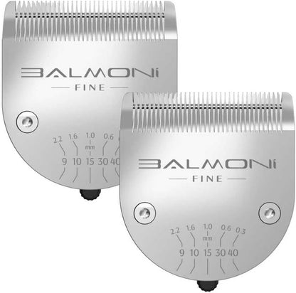 Professional Ultra Slim Fine 5-in-1 Clipper Blade (2-Pack) for 580 Series – Adjustable 0.6–2.8mm Detachable Precision Blade, Compatible with Wahl Bravura/Arco/Figura, Supports Steel Attachment Combs