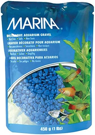 Marina Decorative Gravel, 1-Pound, Blue (Pack of 2)