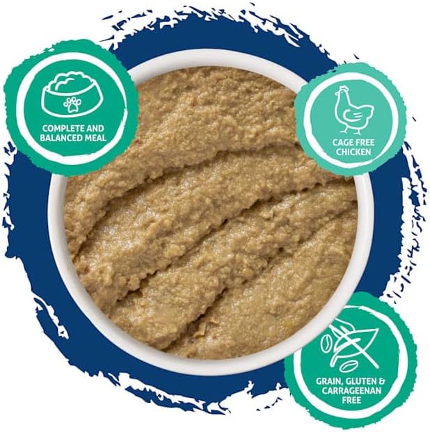 Soulistic Pate Chicken & Turkey Dinner in a Hydrating Puree Wet Cat Food, 2.8 oz., Case of 12