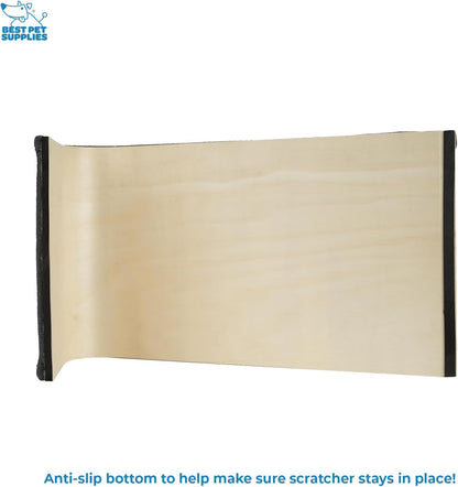 Best Pet Supplies Catify Cat Scratcher, Fun Interactive Scratchers, Posts, Poles, Claw Safe, Furniture Saver Indoor Play Support Natural Cat Behaviors Heavy Duty - Ramp (Gray)