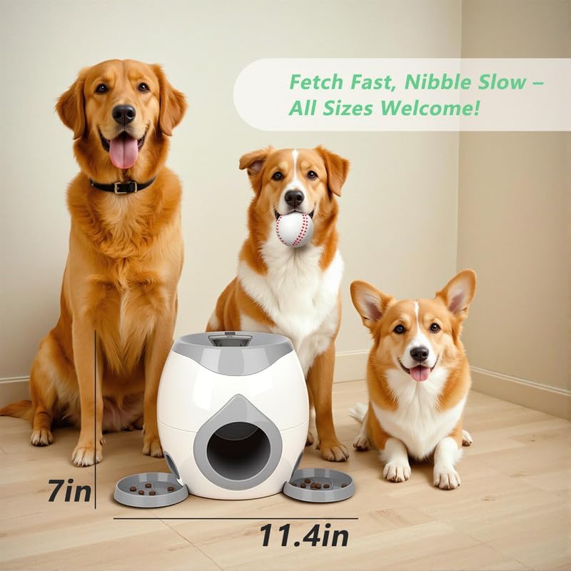 Treat Dispensing Dog Toys, Interactive Dog Food Puzzle Slow Feeder for IQ Training & Pla