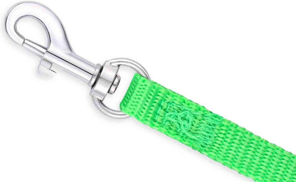 AMAGOOD 6 FT Cat Leash, Strong and Durable Traditional Style Leash with Easy to Use Collar Hook,Cat Lead Great for Cats (3/8 in x 6 ft(Pack of 1), Green)